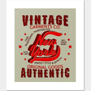 Retro New York Design Posters and Art